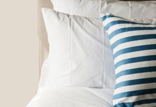 Clean bed sheets
